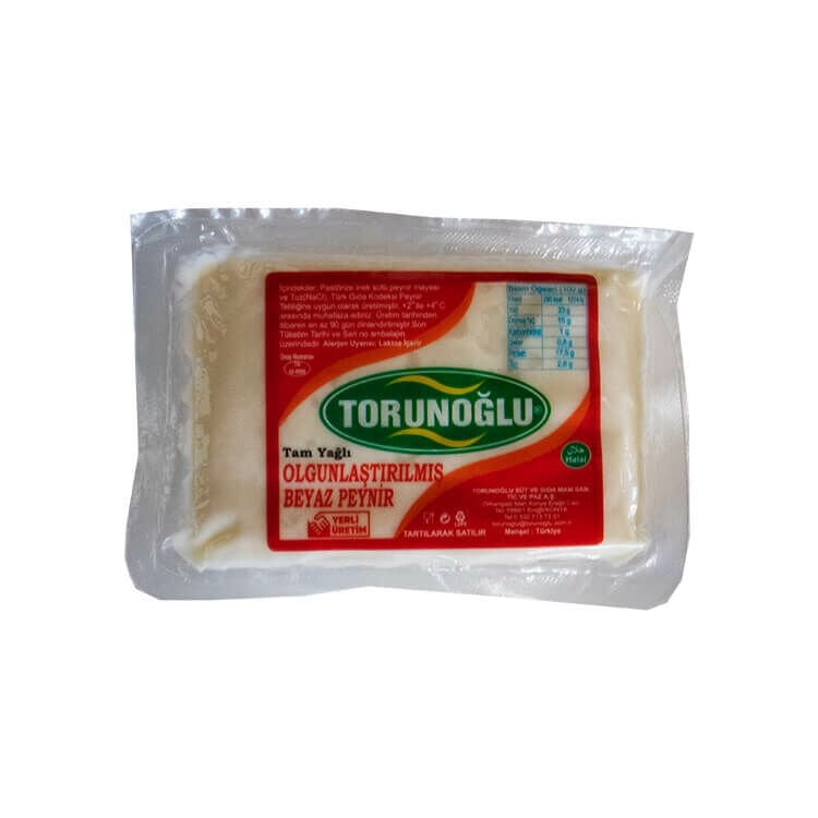 TORUNOĞLU OLGUNLAŞTIRILMIŞ BEYAZ PEYNİR 300-400 GR