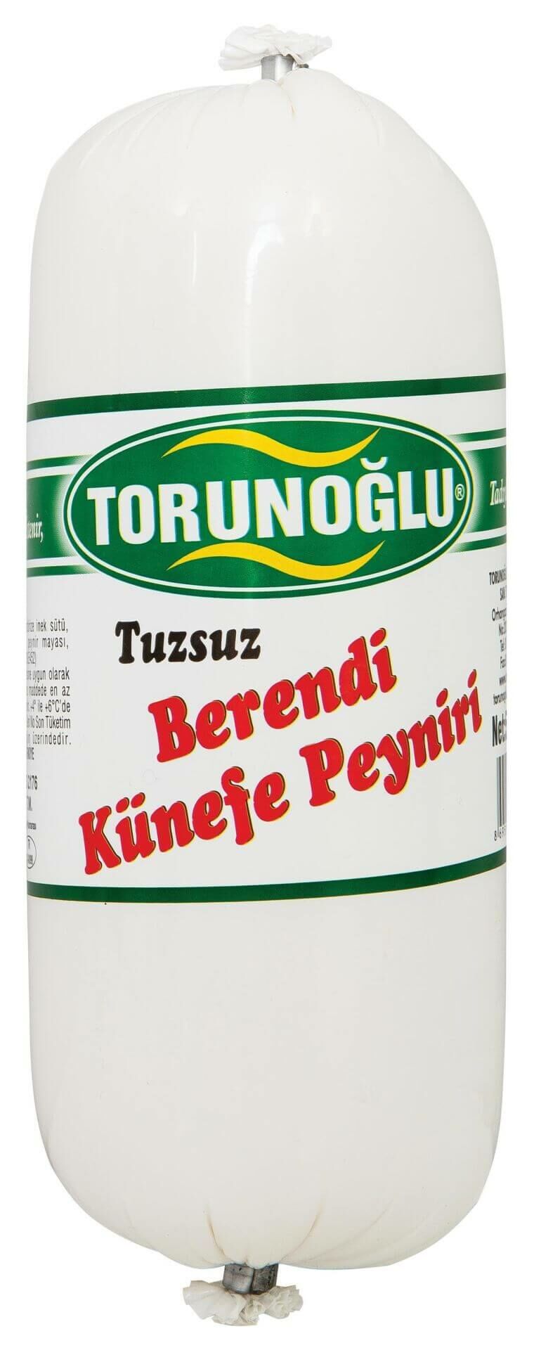 TORUNOĞLU BERENDİ KÜNEFE PEYNİRİ TUZSUZ 500 GR